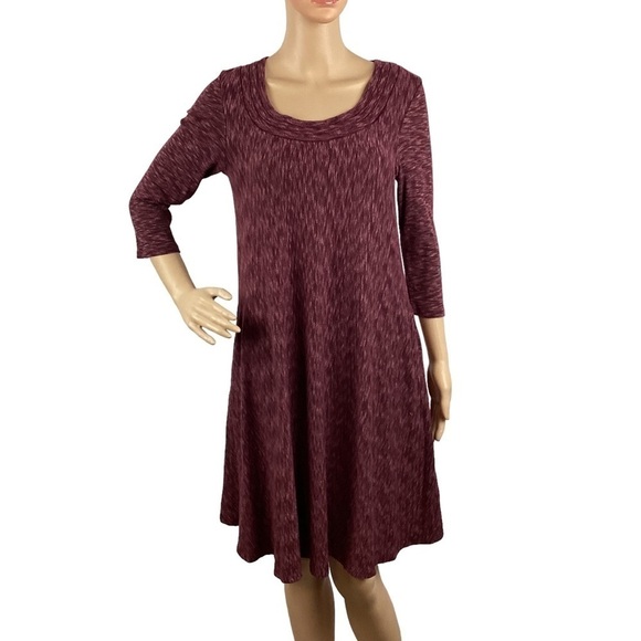 Anthropologie Saturday Sunday Narva Space Dye Swing Dress Size XS - Picture 1 of 7